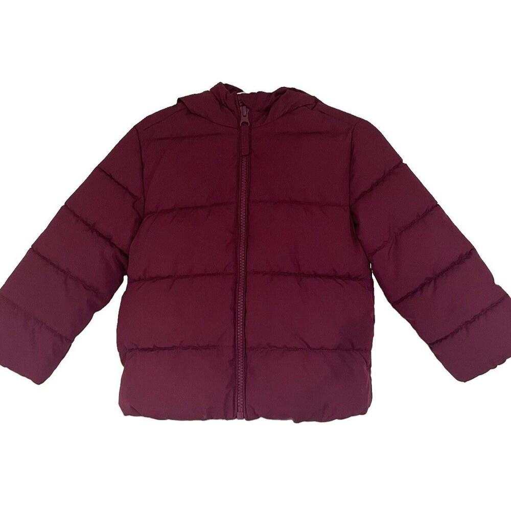 The Children’s Place Girls Dark Pink Puffer Jacket Coat – Size 3T